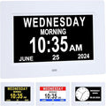 ybest 7 Inch Extra Large Day Date Time Digital Day Calendar Clocks by ybest
