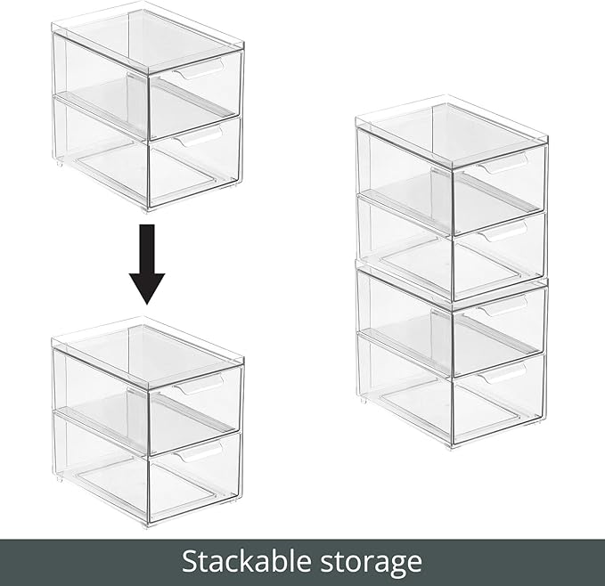 mDesign Stackable Storage Containers Box - Image 4