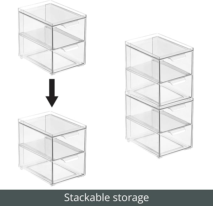 mDesign Stackable Storage Containers Box - Image 5