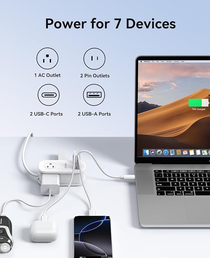 ORICO 65W GaN Travel Power Strip - Image 2