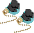 ZE-268S6 Ceiling Fan Switch, 3 Speed 4 Wire Pull Chain Switch Control Switch by Bsentster