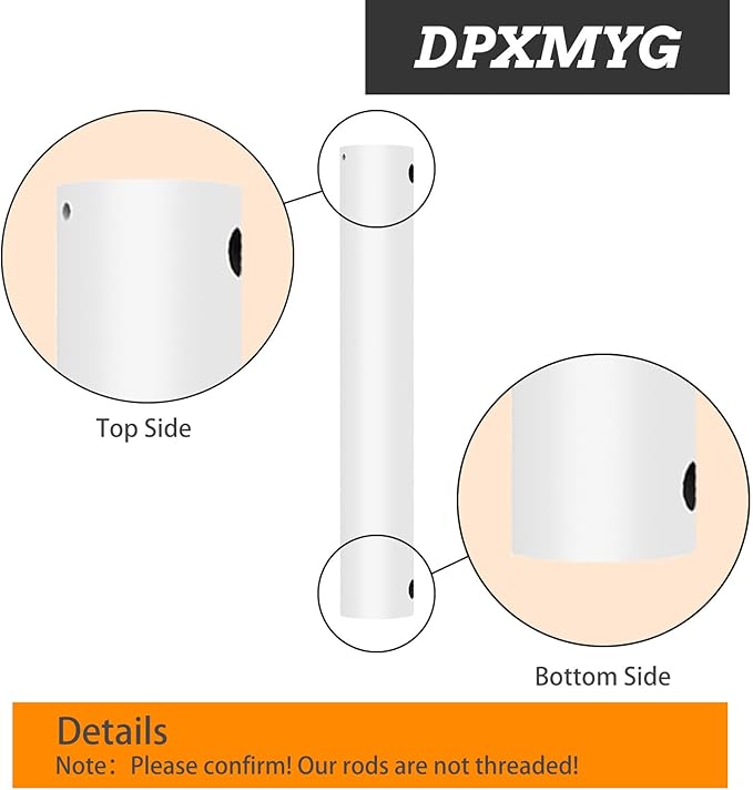 DPXMYG 36 inch Ceiling Fan Downrod - Image 3