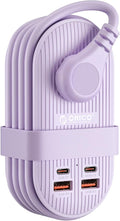 ORICO 65W USB Travel Power Strip, 7 in 1 Charging Station by ORICO
