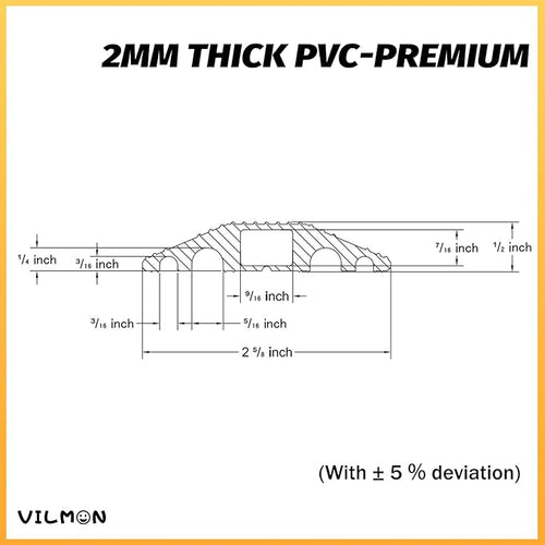 10FT Cord Cover, Flexible Floor Cable Cover, Cord Hider to Organize and Protect - Image 2