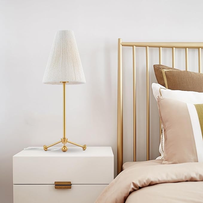Small Minimalist Table Lamp for Bedroom, Cute Desk Lamp - Image 2