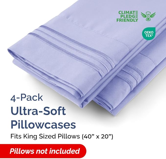 King Pillow Cases Set of 4 - Image 2