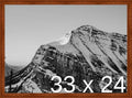 Frame It Easy 33 x 24 Russet Wood Frame by FrameItEasy