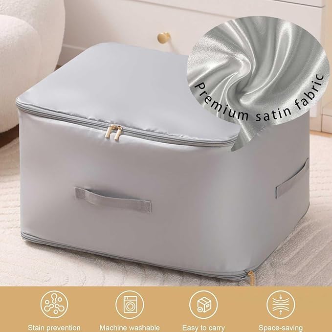 Ultra Space Saving Self Compression Organizer, 3-Layer Zipper Large Capacity - Image 2