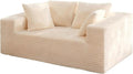 Boneless Cloud Couch Sofa, 2 Seater Deep Seat Modern Lounge Sleeper Couch by sonovafurn