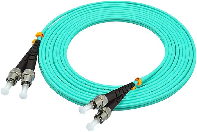 Jeirdus 50Meters 160ft ST to ST Duplex 50/125 10G OM3 Multi-Mode Fiber Optic - Image 4