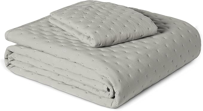Amazon Basics Brushed Microfiber Quilt Set, Extra Soft by AmazonBasics