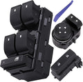 Obaee Power Window Control Switch Button & Front Driver Side Door Lock & Mirror by Obaee