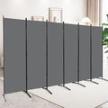 6 Panel Folding Privacy Screens, 6 FT Tall Wall Divider by CHOSENM