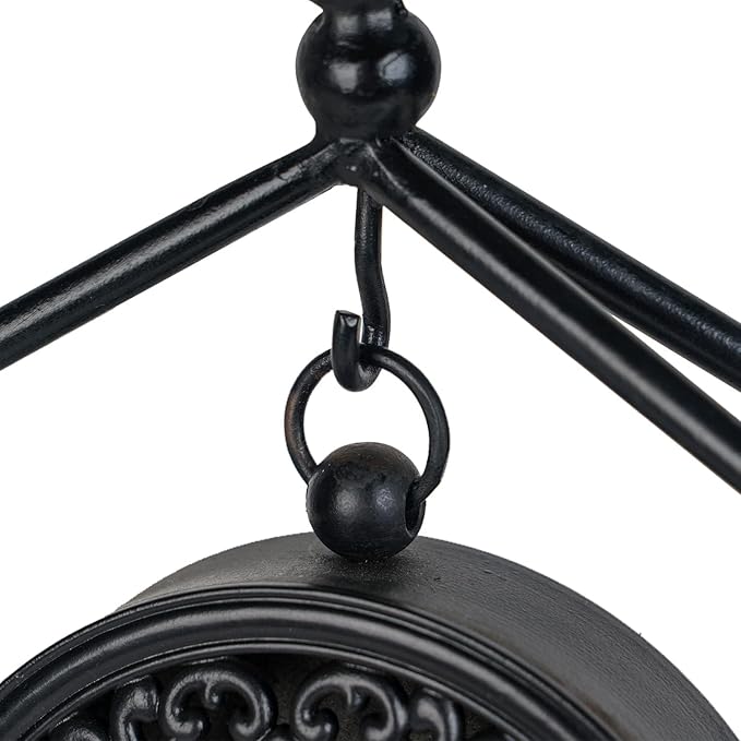SOFFEE DESIGN 7.5'' x 10'' Mantel Clock Iron Tower Frame, Creative Bird - Image 8