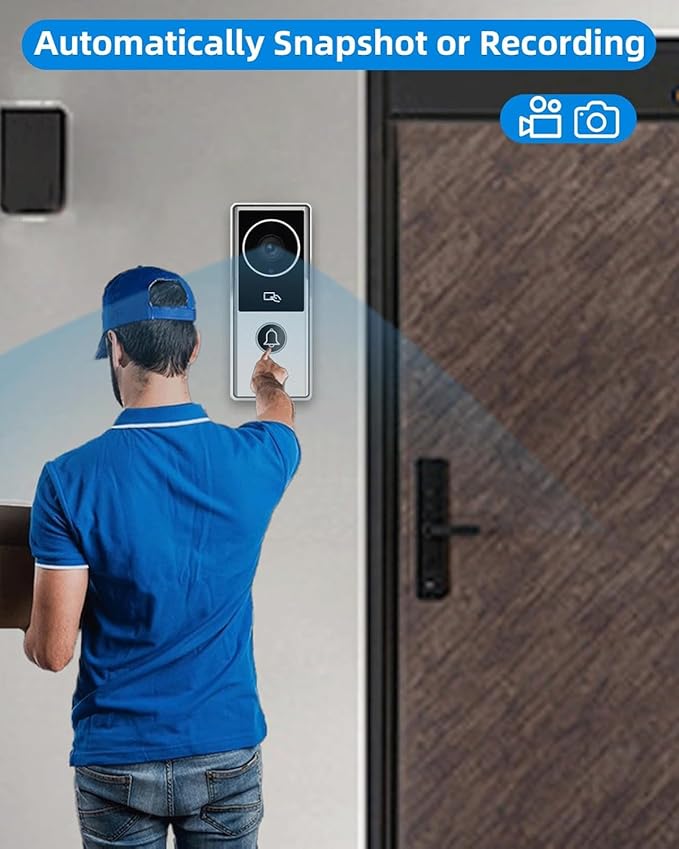ANJIELO SMART Wired Video Intercom System, Video Doorbell Door Phone System - Image 4
