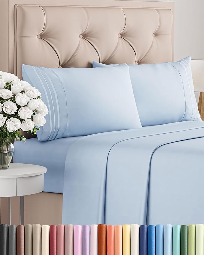 Queen Size 4 Piece Sheet Set by CGKUnlimited
