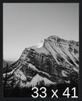 Frame It Easy 33 x 41 Black Wood Frame by FrameItEasy