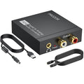 PROZOR 192KHz Digital to Analog Audio Converter, DAC Optical to Analog L/R RCA by PROZOR