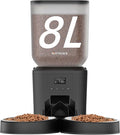 Automatic Cat Feeder for 2 Cats - 8L/34 Cups Large Capacity Auto Cat Food by Nityers