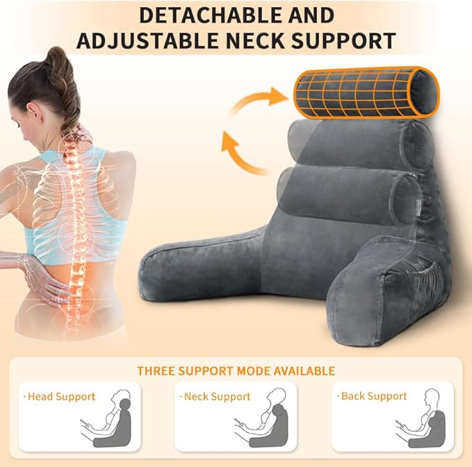 mittaGonG Reading Pillow for Sitting in Bed - Image 5