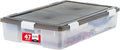 IRIS USA WeatherPro Underbed 47 Qt Storage Bins by IRISUSA