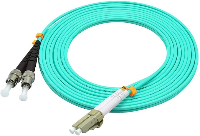Jeirdus 20Meters 65ft LC to ST Duplex 50/125 10G OM3 Multi-Mode Fiber Optic - Image 4