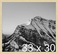 Frame It Easy 33 x 30 Wheat Wood Frame by FrameItEasy