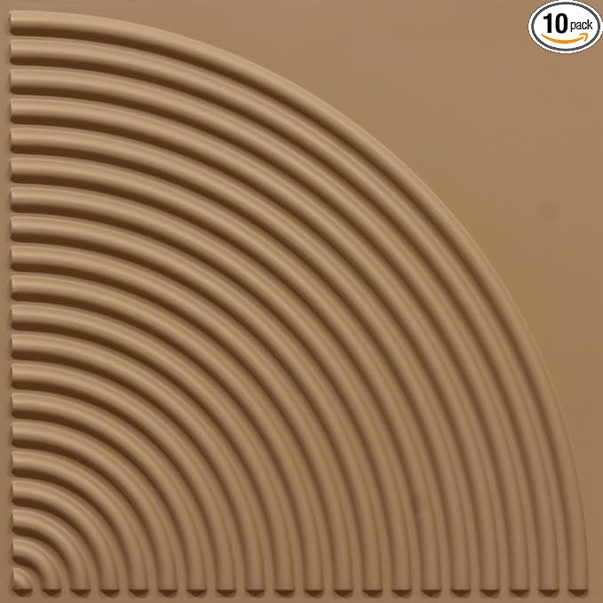 From Plain To Beautiful In Hours 9002 Arc Swell PVC 12 in x 12 in Peel and by DecorativeCeilingTiles
