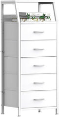Ollieroo White Dresser for Bedroom, Storage Organizer by Ollieroo