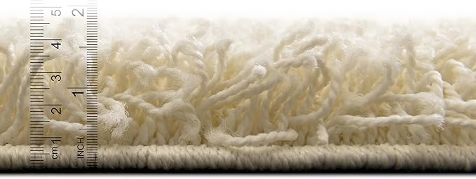 Unique Loom Solid Shag Collection Area Rug - Image 3