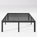 Hunlostten 18in High King Bed Frame No Box Spring Needed, Heavy Duty King by Hunlostten