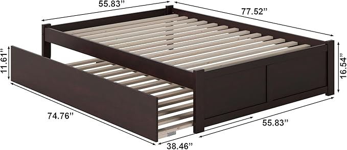 AFI Concord Full Size Platform Bed - Image 2