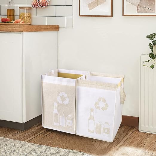 BeBesta Recycle Waste Bin Bags for Kitchen ， Home Trash Sorting Bins Organizer - Image 6