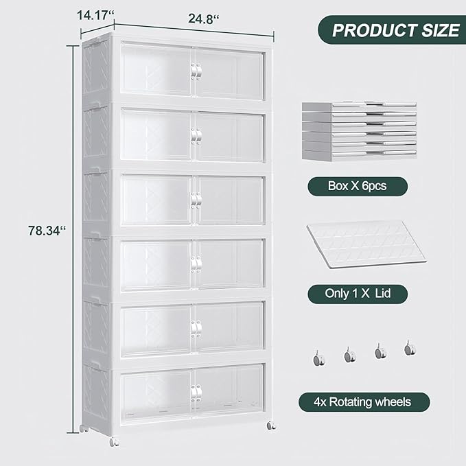 720QT Extra Large Stackable Storage Bins - Image 2
