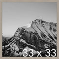 Frame It Easy 33 x 33 Rustic Gray Wood Frame by FrameItEasy