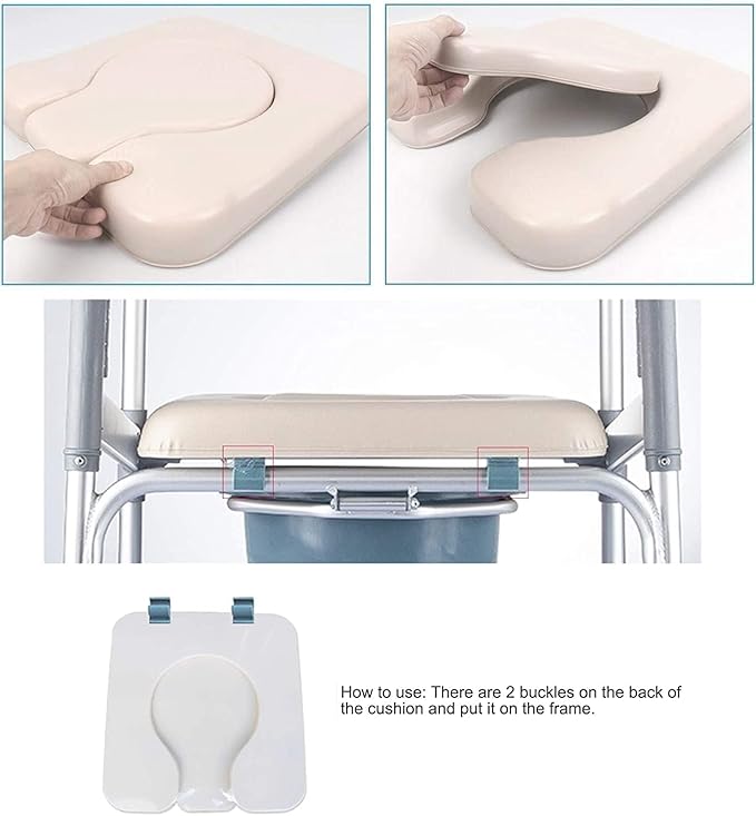 MUUL-WHCH Commode Seat Cushion, Shower Wheelchair - Image 5
