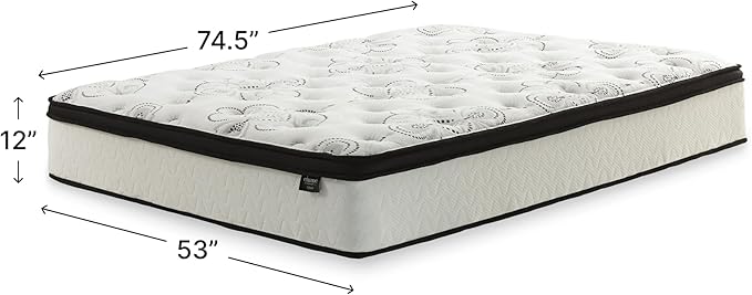 Signature Design by Ashley Chime Hybrid King 12" Mattress - Image 2
