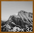 Frame It Easy 33 x 32 Hazel Wood Frame by FrameItEasy