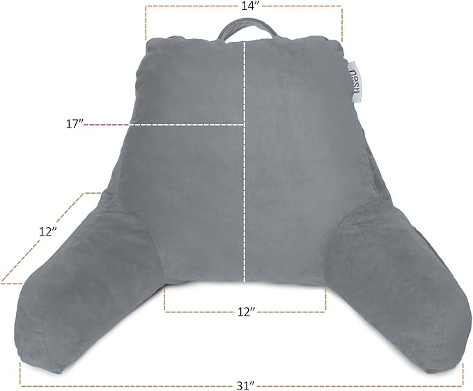Nestl Reading Pillow with Shredded Memory Foam, Designed - Image 6