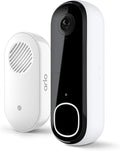 Arlo Video Doorbell 2K + Chime 2, Wireless or Wired Option, 2-Way Audio by Arlo