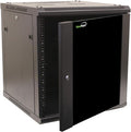 NavePoint 12U Server Cabinet Wall Mount Rack Enclosure Includes 2 Fans by NavePoint