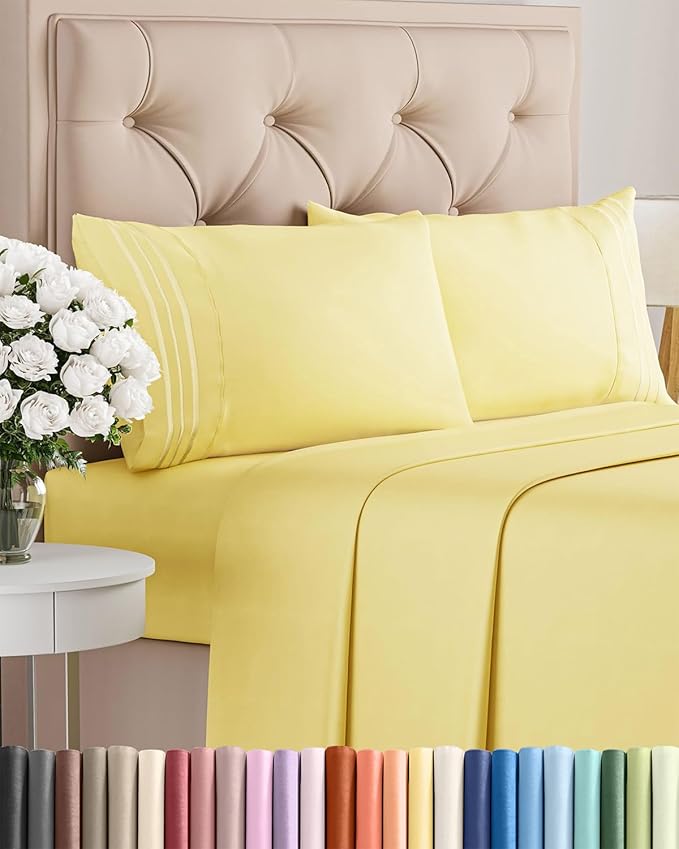 Queen Size 4 Piece Sheet Set by CGKUnlimited