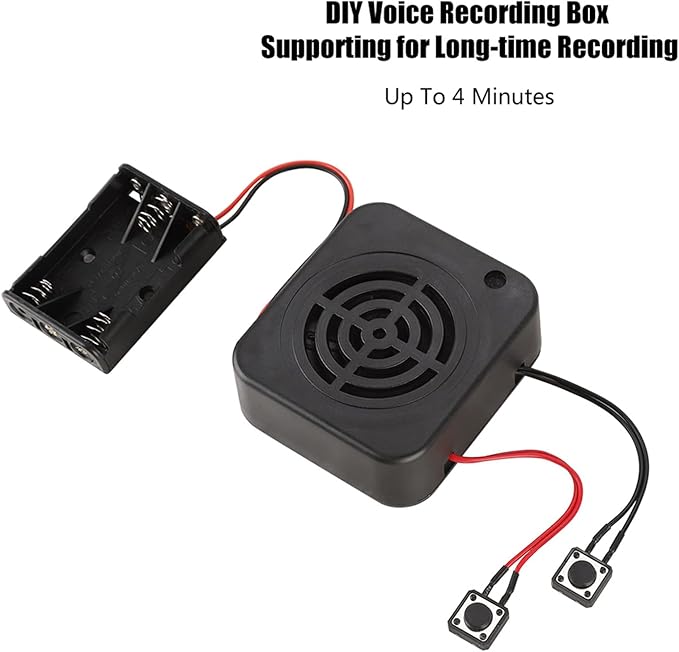 Estink Voice Recording Box, 2/4 Minutes 3W DIY Voice Recording Box Playback - Image 3