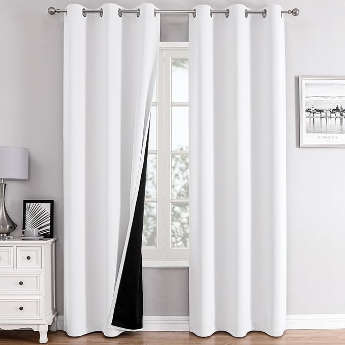 ChrisDowa 100% Blackout Curtains 78 inch Long by ChrisDowa