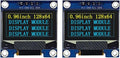 Haldzemo 0.96" OLED Display Module I2C IIC Serial 128X64 SSD1306 LCD Screen VCC by Haldzemo