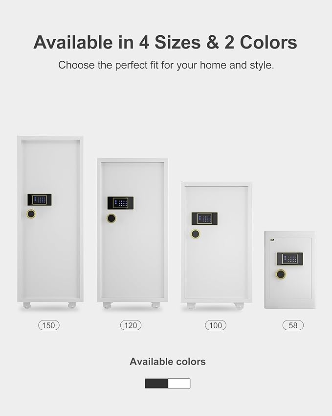 TIGERKING 7.2 Cu Ft Large Home Security Safe – Solid Steel Jewelry Cabinet - Image 9