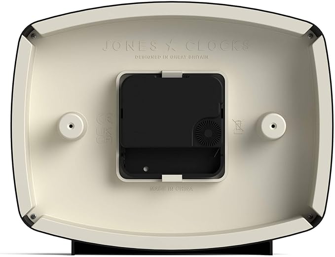 JONES CLOCKS® Film Desk Clock | Retro Rectangular Design | Black | Retro Design - Image 7