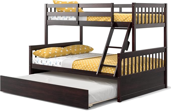Giantex Twin Over Full Bunk Bed - Image 9