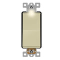 LIDER Minimalist Design Matte Finish Lighted 4-Way Decorator Light Switch by LIDER