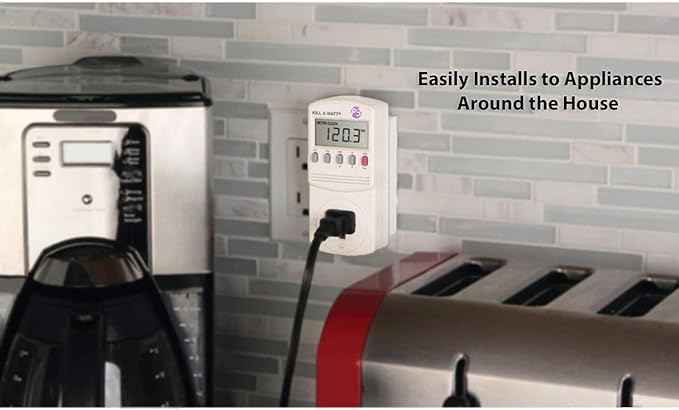 4-Pack P3 P4400 Kill A Watt Electricity Usage Monitor - Image 5